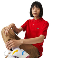 Thumbnail for L1212240 Polo lacoste l1212 - short sleeved ribbed collar shirt