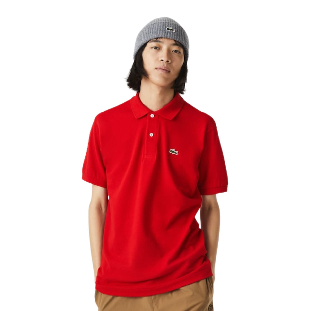 L1212240 Polo lacoste l1212 - short sleeved ribbed collar shirt