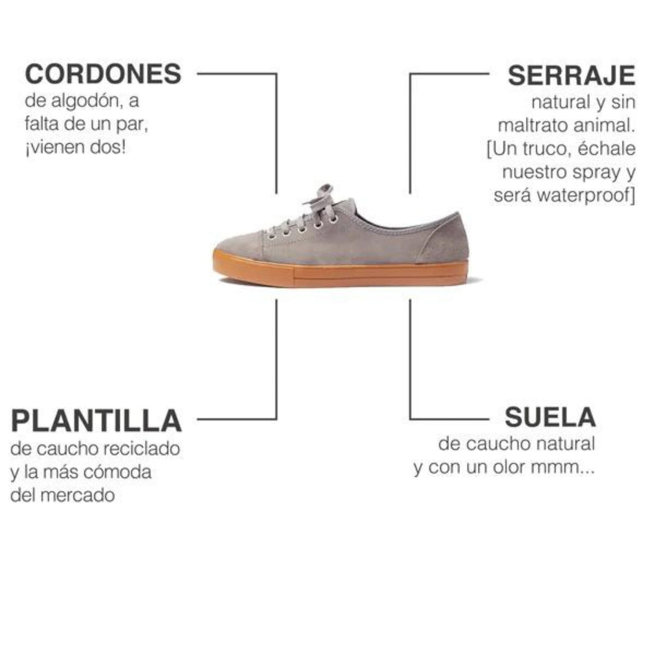 One - grey zapatillas fooga gris hombre