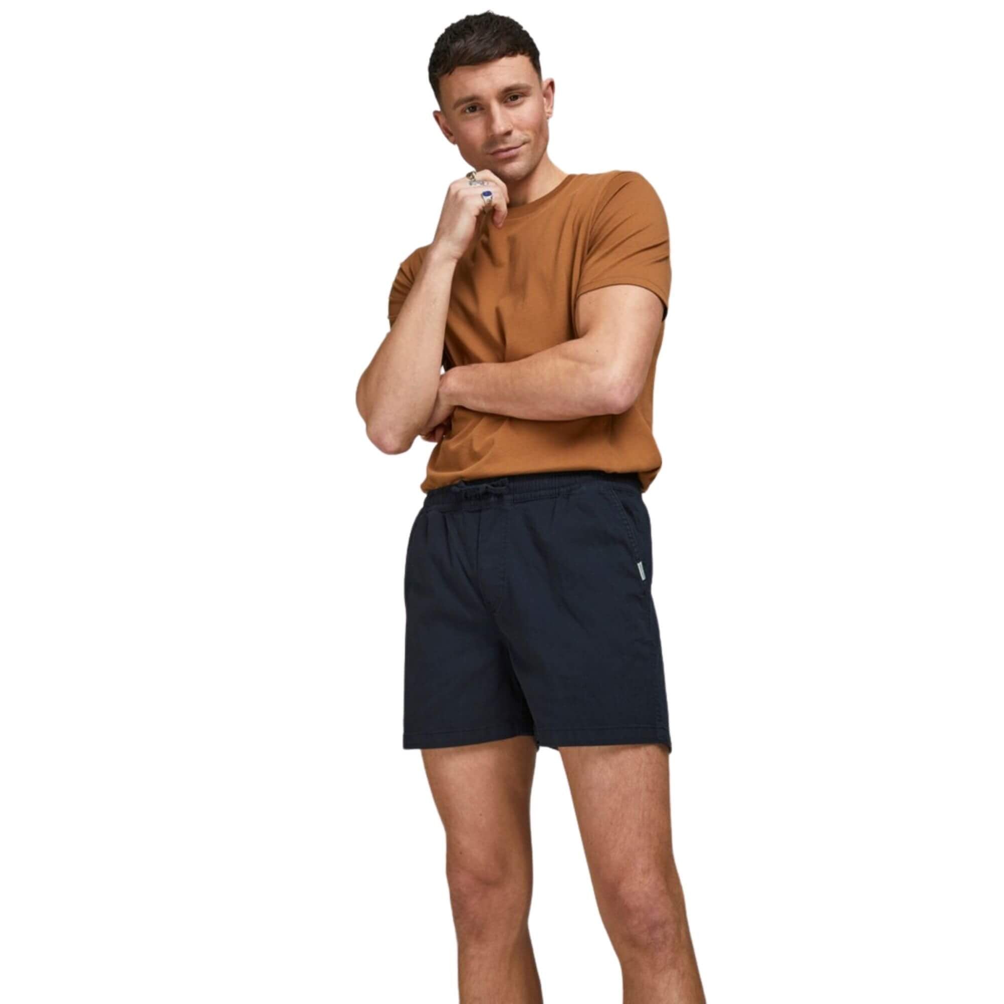 Pantalon Blazer Cortos Jpstjeff Jjjogger Shorts Lc Navy | Jack & Jones · imagen 9