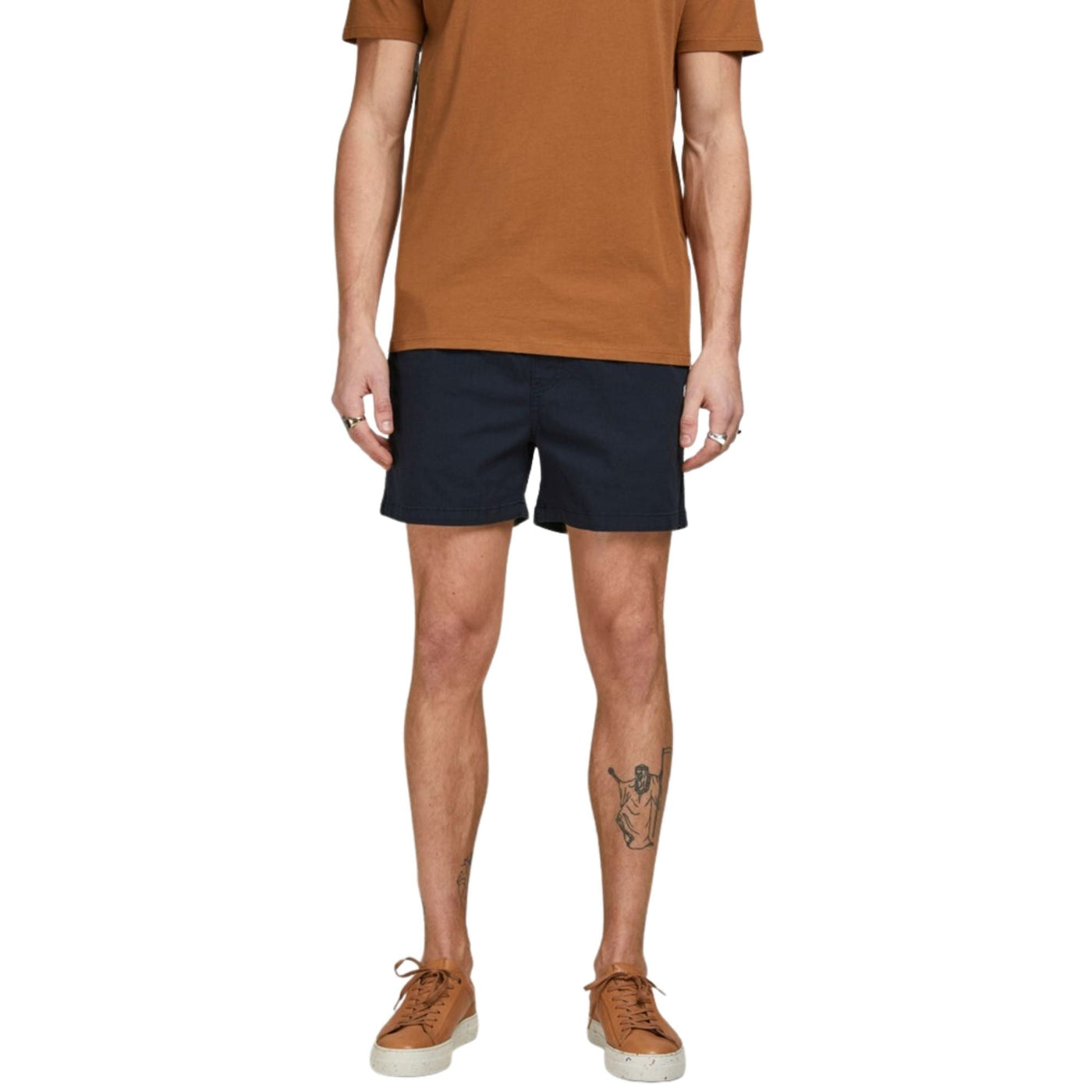 Pantalon Blazer Cortos Jpstjeff Jjjogger Shorts Lc Navy | Jack & Jones · imagen 2