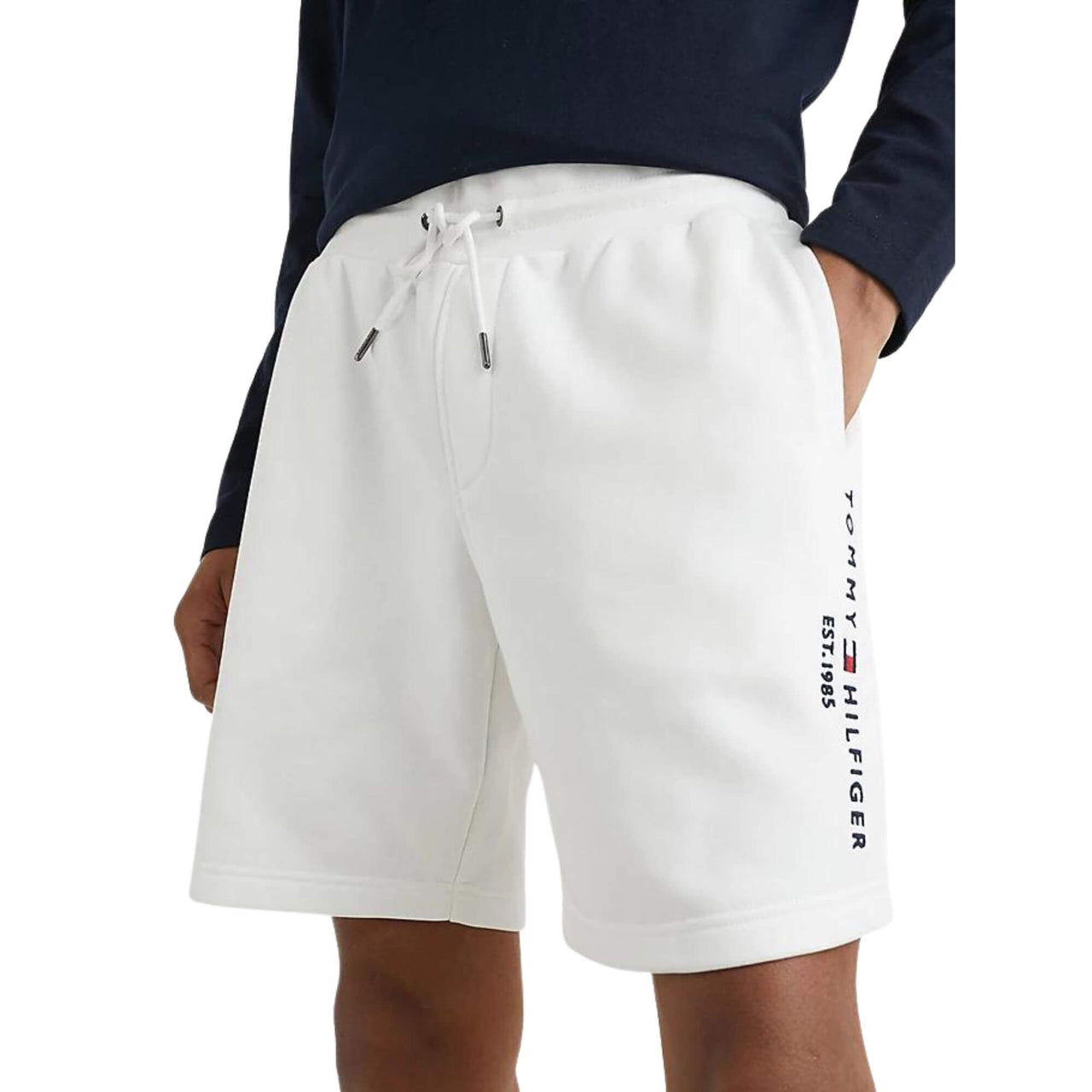 Mw0Mw22198Ybr Pantalones Cortos Tommy Hilfiger Hombre Tommy Logo Sweatshorts