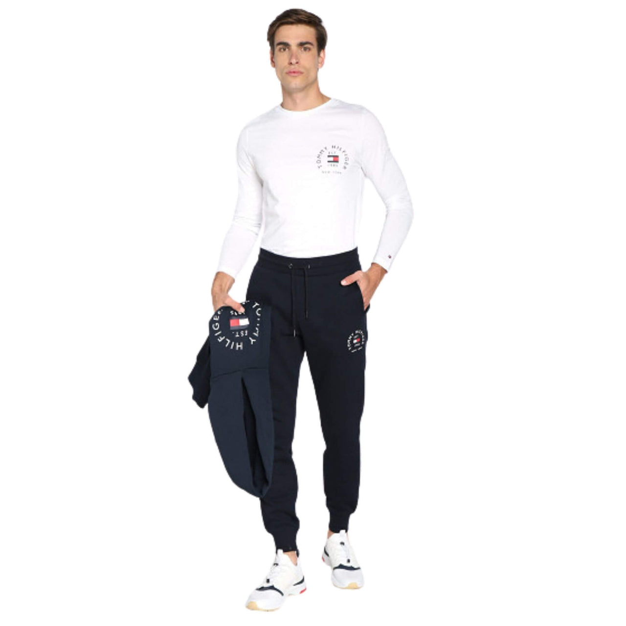 MW0MW27843DW5 Pantalon tommy hilfiger flag arch sweatpant