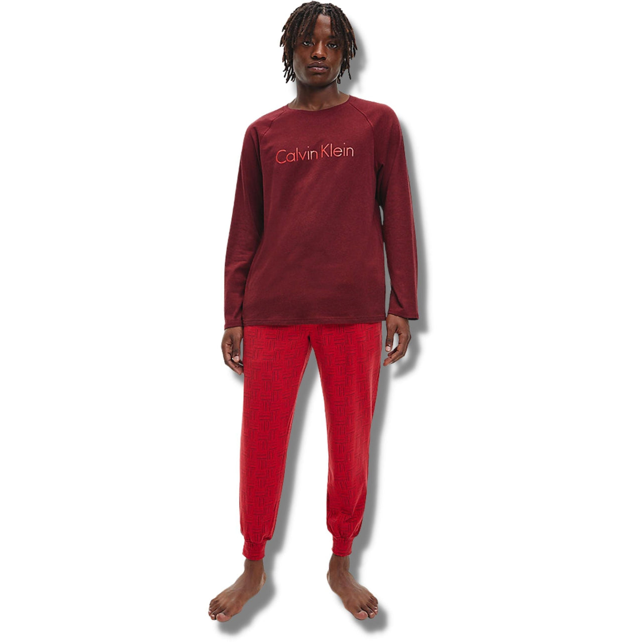 000NM1592E6NJ Pijama calvin l/s pant set