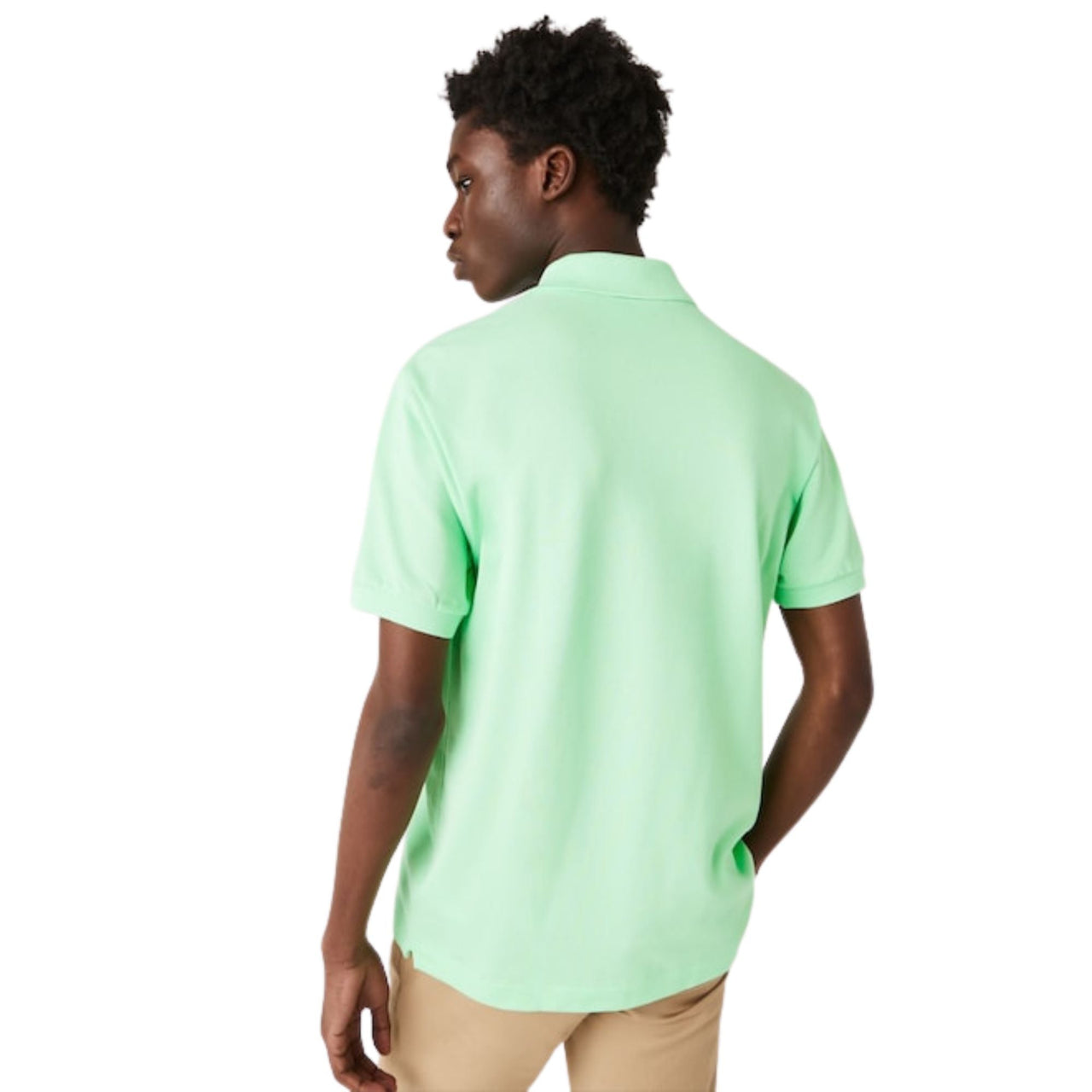 L12120VZ Polo lacoste l1212 - short sleeved ribbed collar shirt