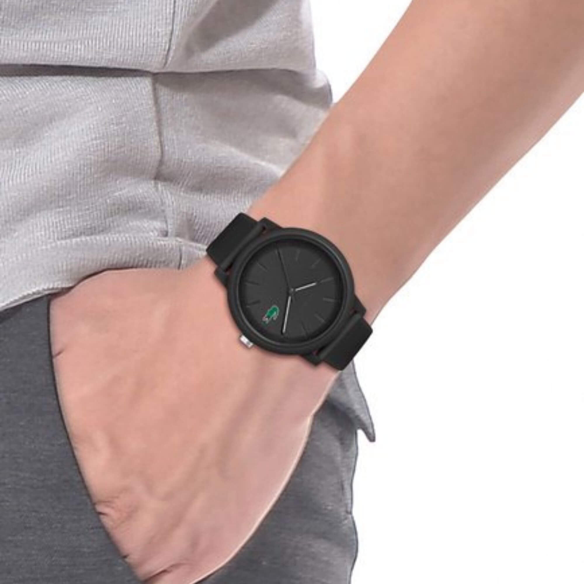 Reloj 12.12 Ag Caja Tr90 | Lacoste · Negro Gris · imagen 3
