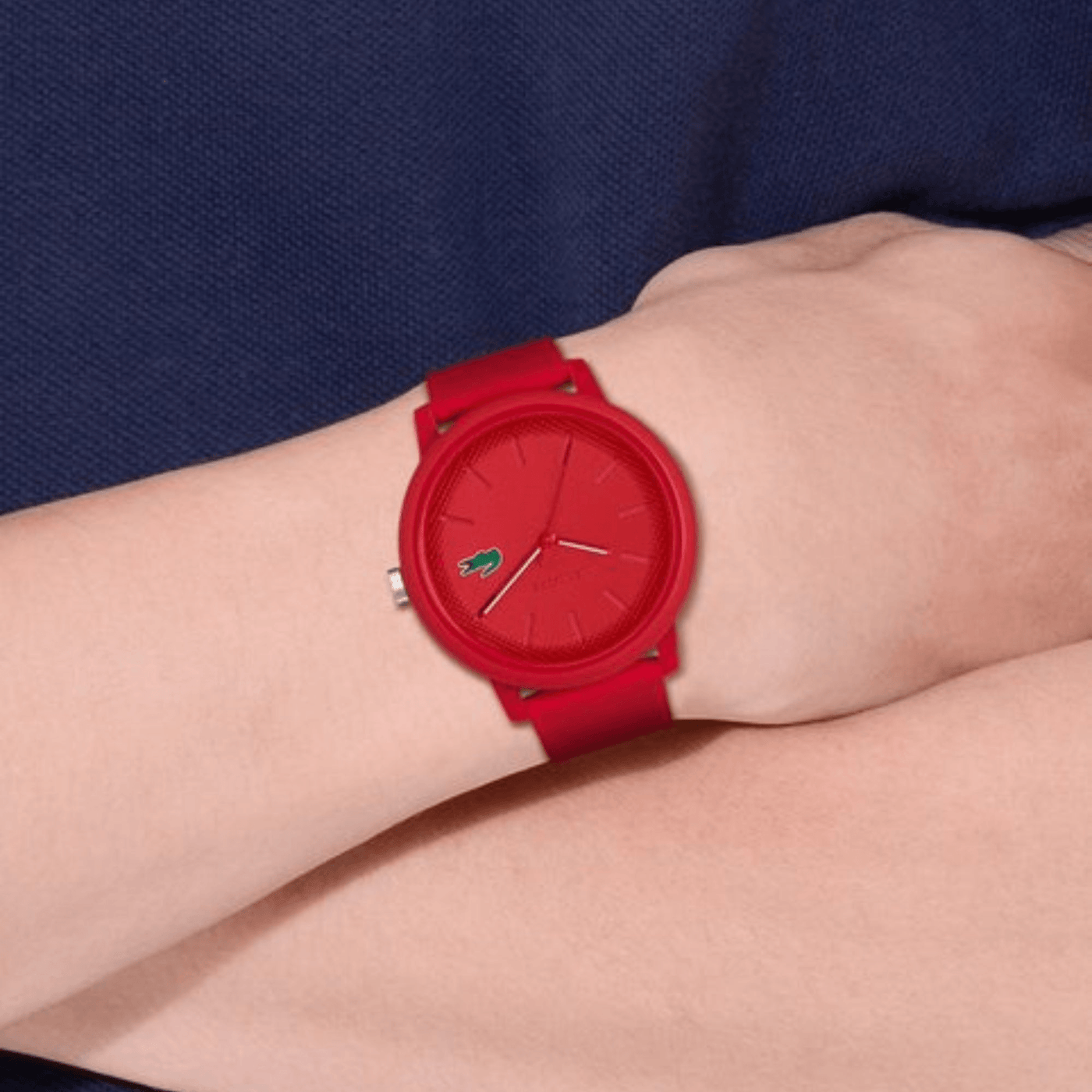 Reloj 12.12 Ag Caja Tr90 | Lacoste · Rojo · imagen 3