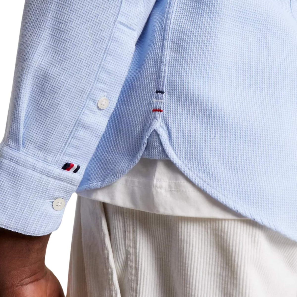 Camisa Tommy Hilfiger Hombre Brushed Dobby Slim Fit · imagen 8
