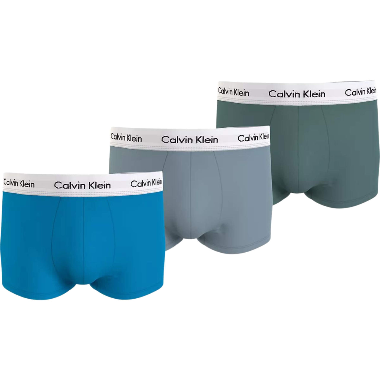 0000U2664Gn21 Calzoncillos Calvin Klein Hombre Low Rise Trunk 3Pk