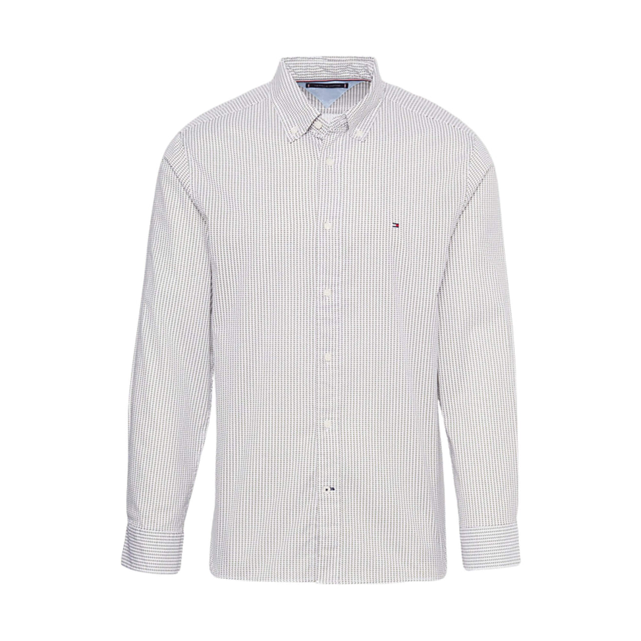 Mw0Mw328300H7 Camisas Tommy Hilfiger Hombre Natural Soft Flex Print Rf Shirt