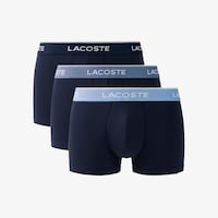 3-Pack Stretch Cotton Trunks Navy Blue/Aphylla-Thistle 5H1297-00 | Lacoste · imagen 1
