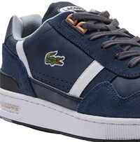 Thumbnail for 44SMA0034092 Zapatillas lacoste  men's t-clip leather and suede sneakers