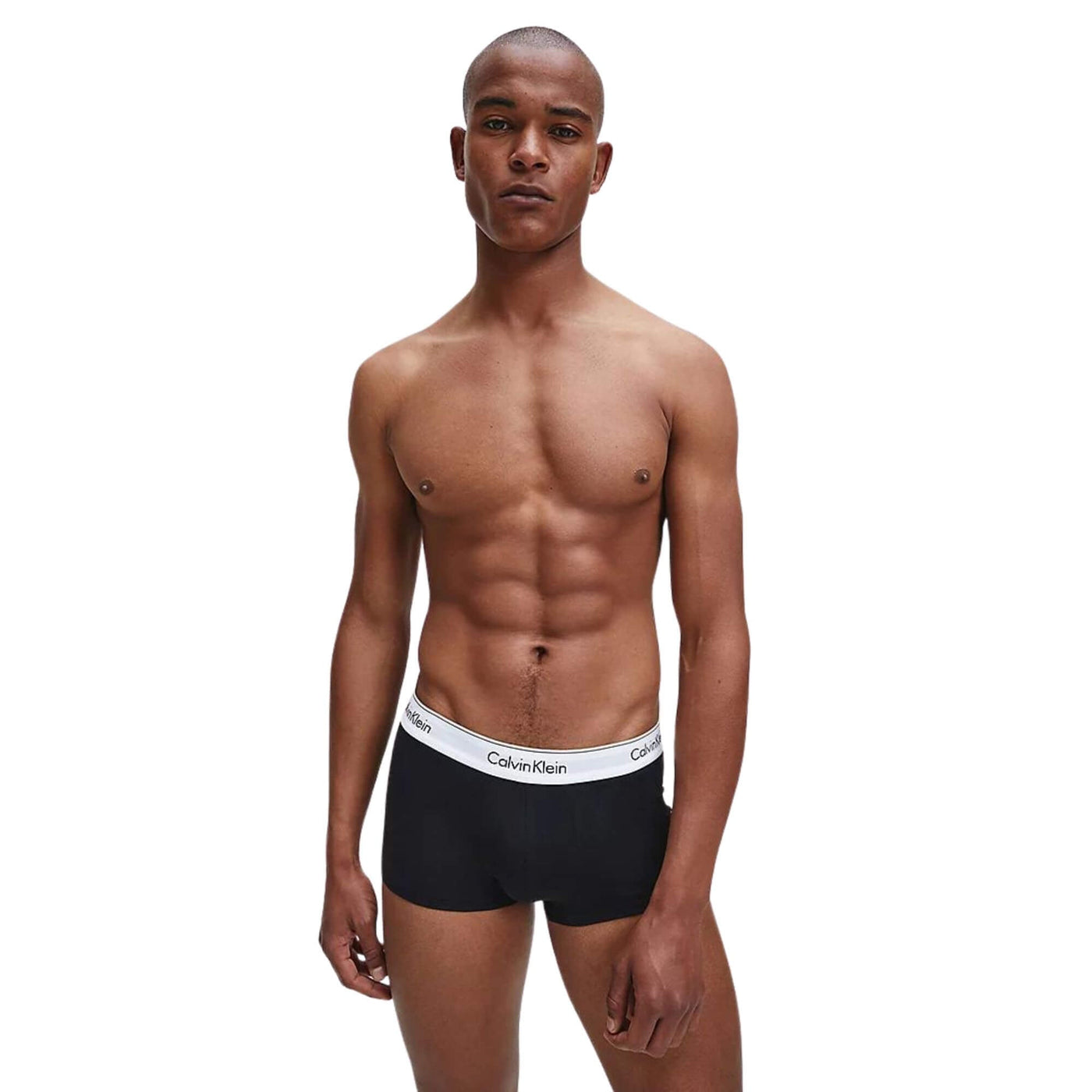 0000u2664g998 Calzoncillo Boxer Calvin Klein 3P Low Rise Trunk · Negro Gris ref. 0000u266 · imagen 2