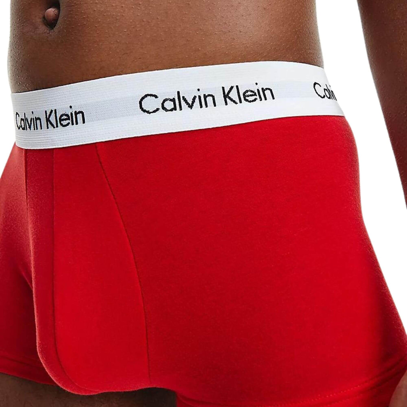 0000u2664gi03 Calzoncillo Boxer Calvin Klein 3P Low Rise Trunk · Azul marino Blanco · imagen 4