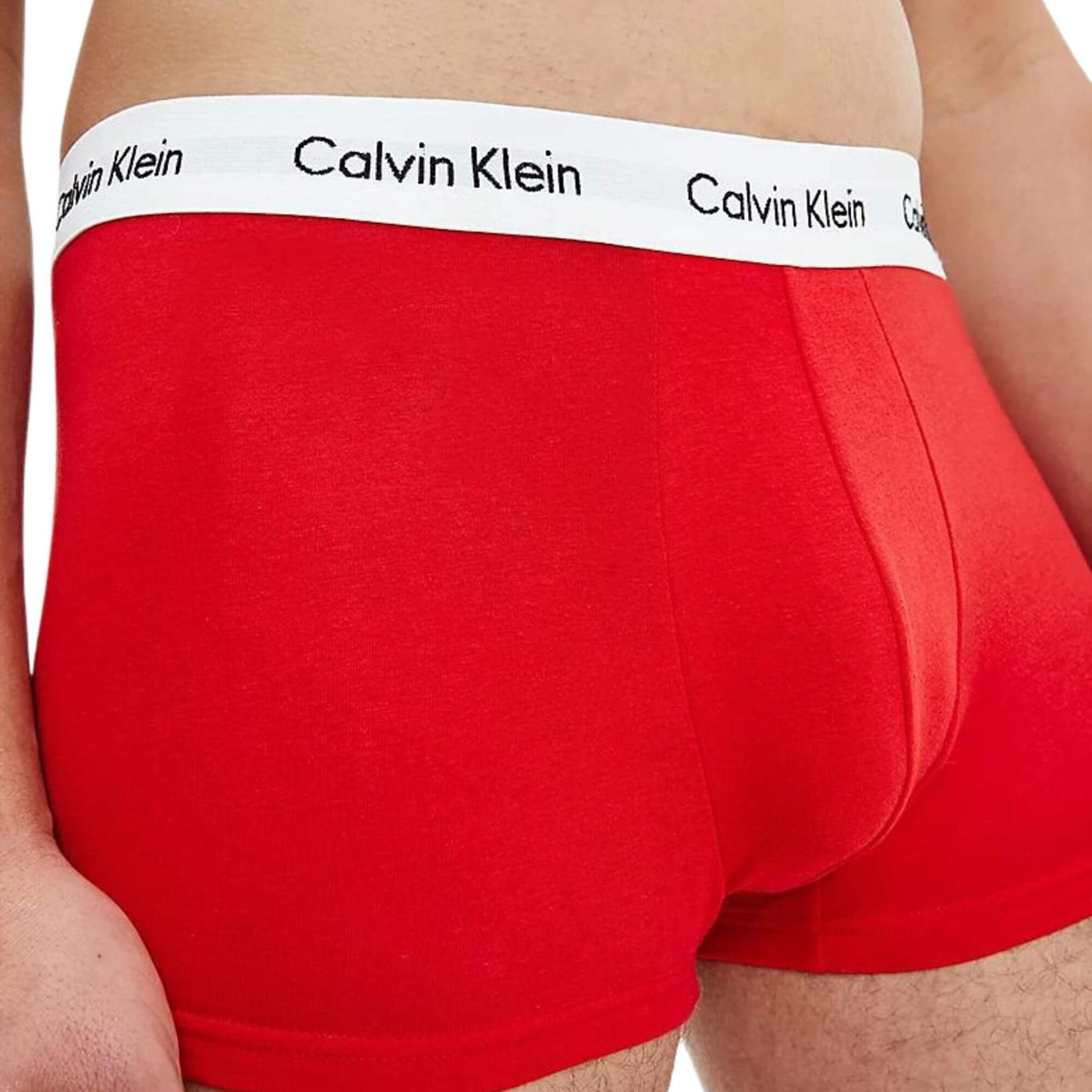0000u2664gi03 Calzoncillo Boxer Calvin Klein 3P Low Rise Trunk · Azul marino Blanco · imagen 9
