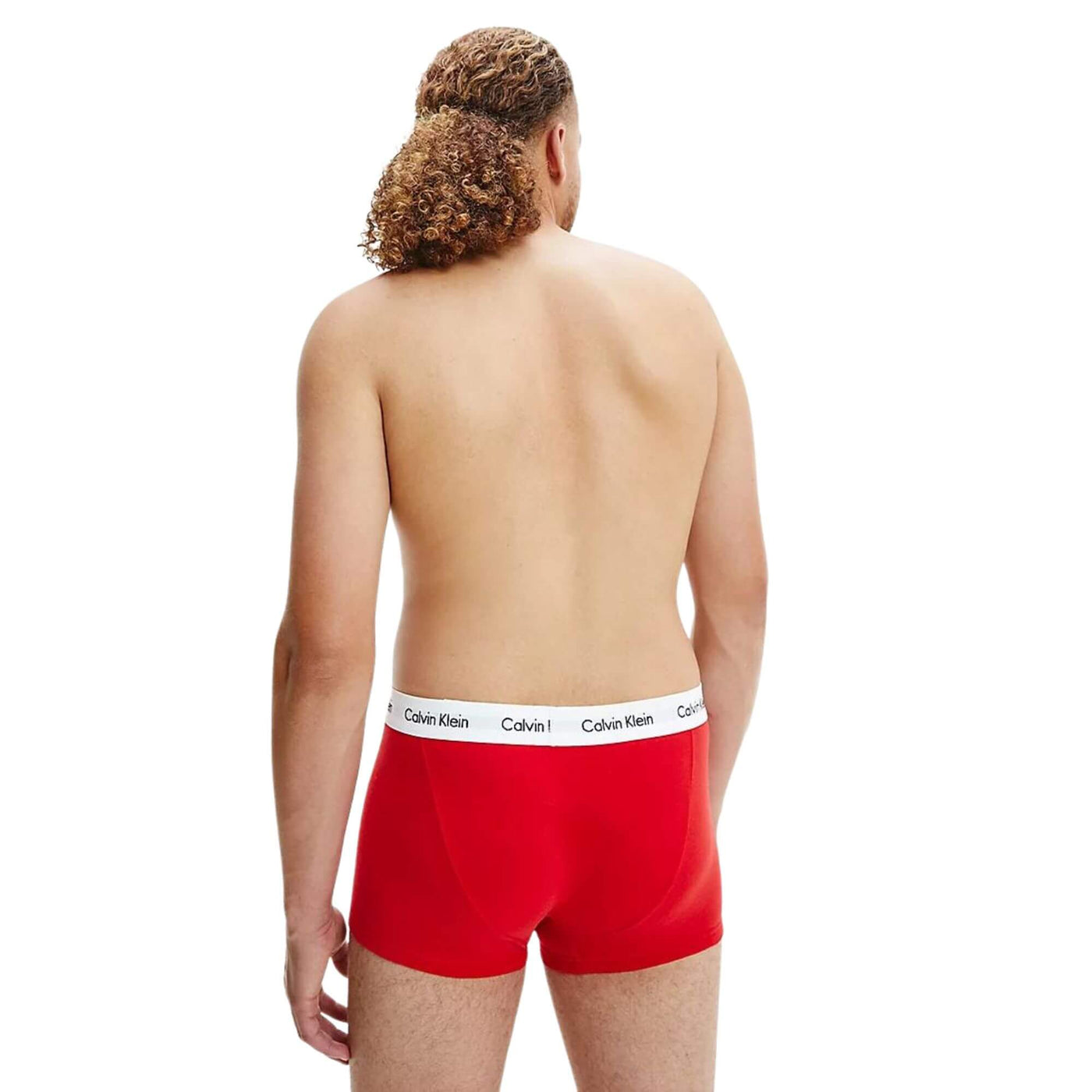 0000u2664gi03 Calzoncillo Boxer Calvin Klein 3P Low Rise Trunk · Azul marino Blanco · imagen 8
