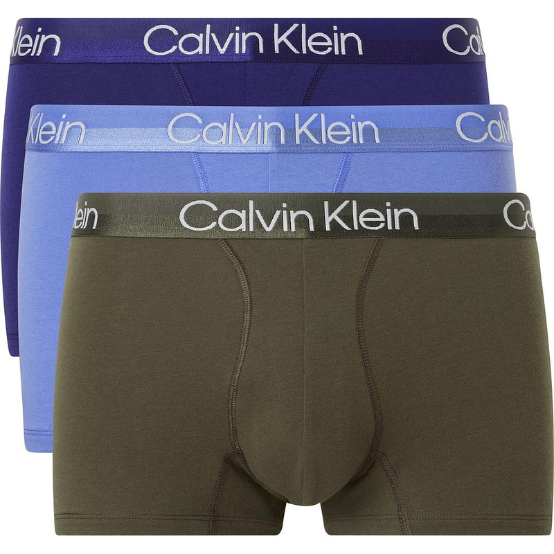 Calzoncillos Calvin Klein Hombre Trunk 3Pk · Azul Azul marino