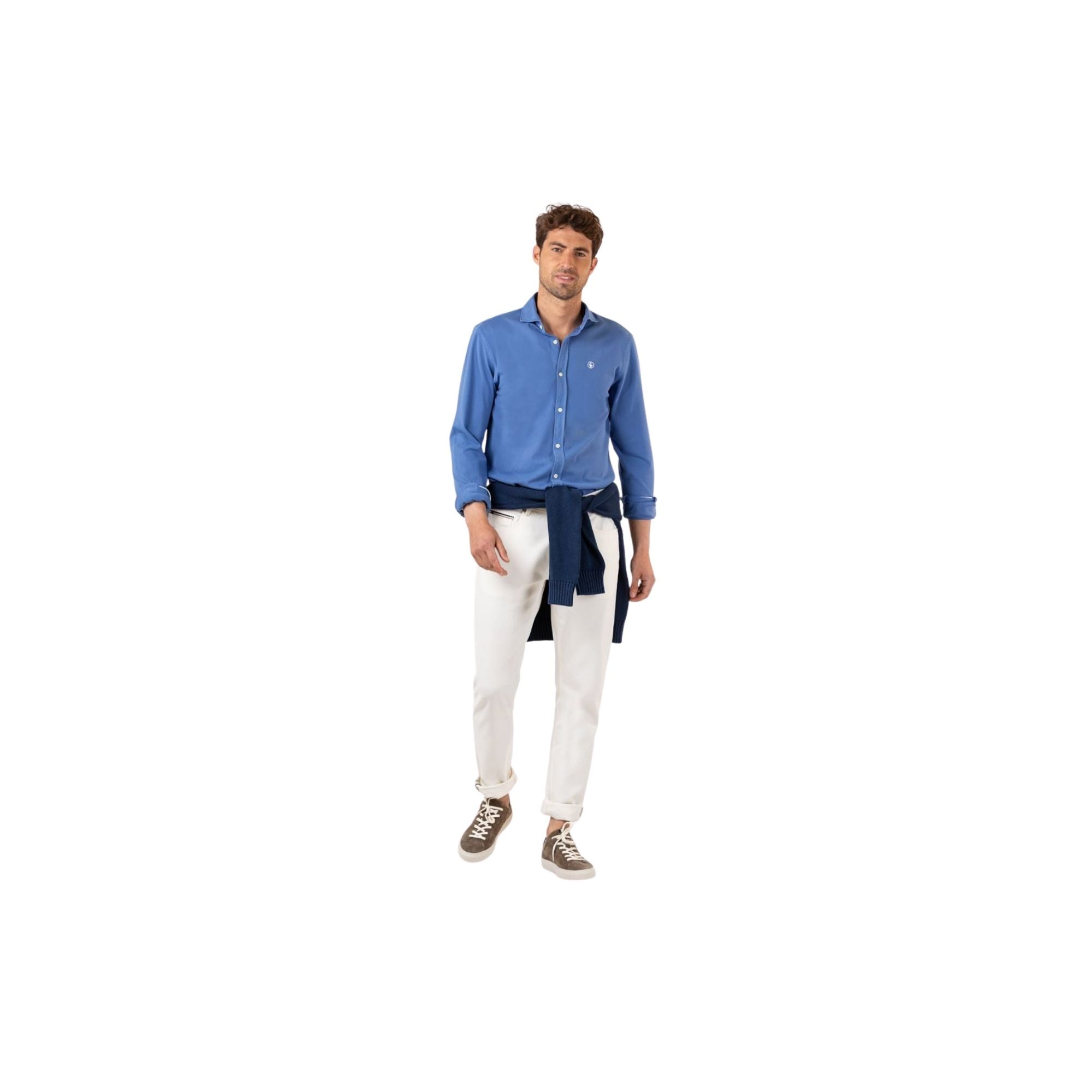 Camisas El Ganso Hombre Pique Garment Dye Coral · imagen 2