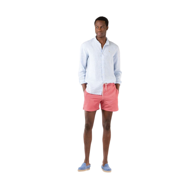Bañador El Ganso Hombre Baã±Ador Micro Estampado Rojo