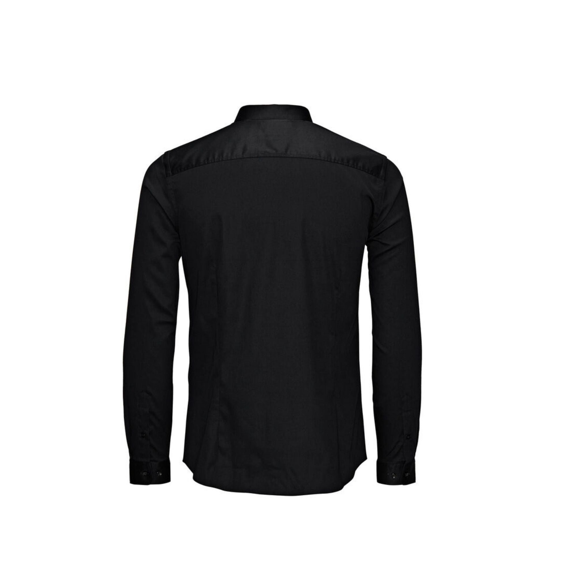 Camisas Jack And Jones Hombre Jjprparma Shirt L/S Noos · Negro Gris · imagen 2