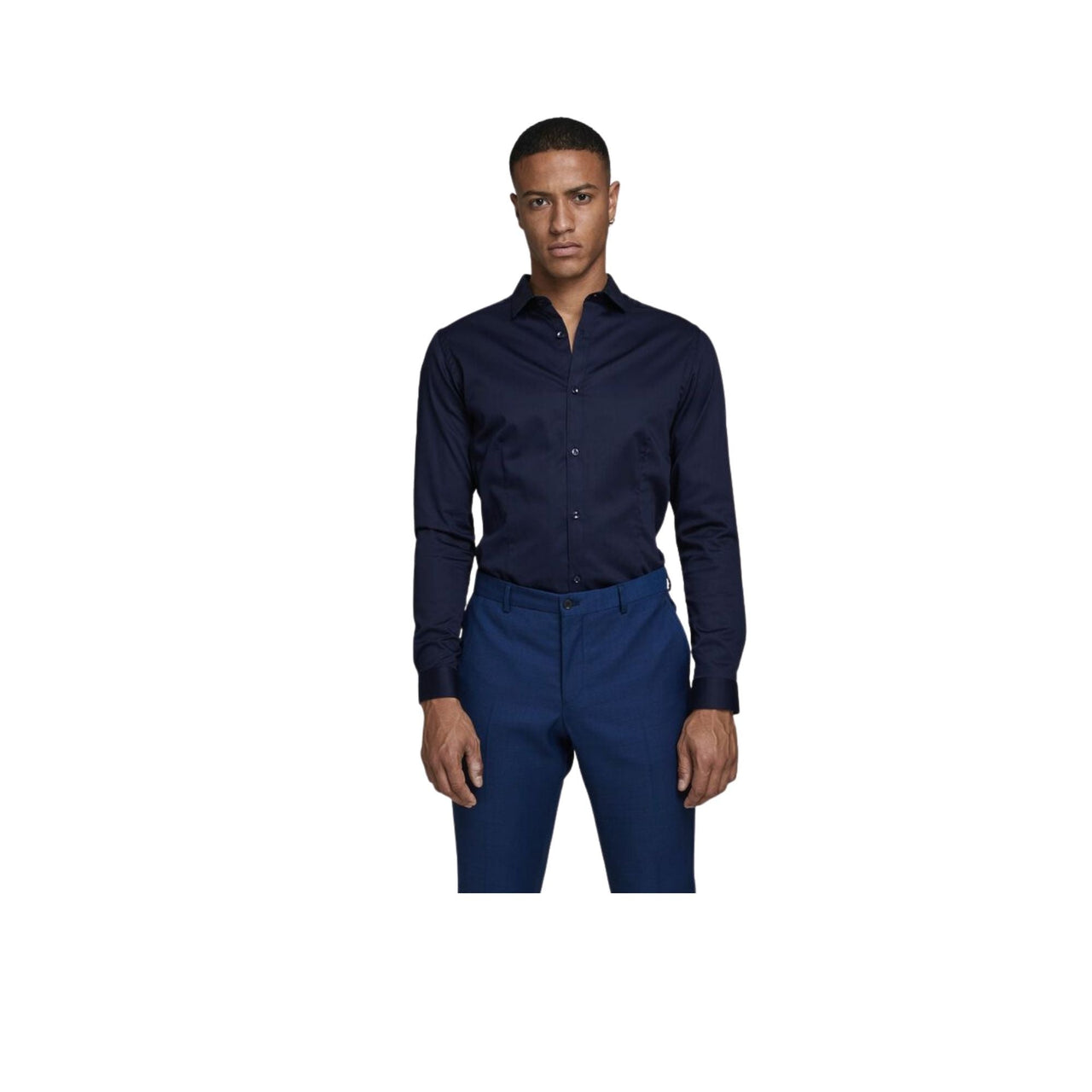 12097662Navy Blazer SUPER SLIM Camisa jack jones jjprparma shirt l/s noos - Medina Menswear®