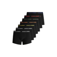 Thumbnail for 12165587BLACK Calzoncillos boxer jack jones jacbasic trunks 7 pack noos - Medina Menswear®