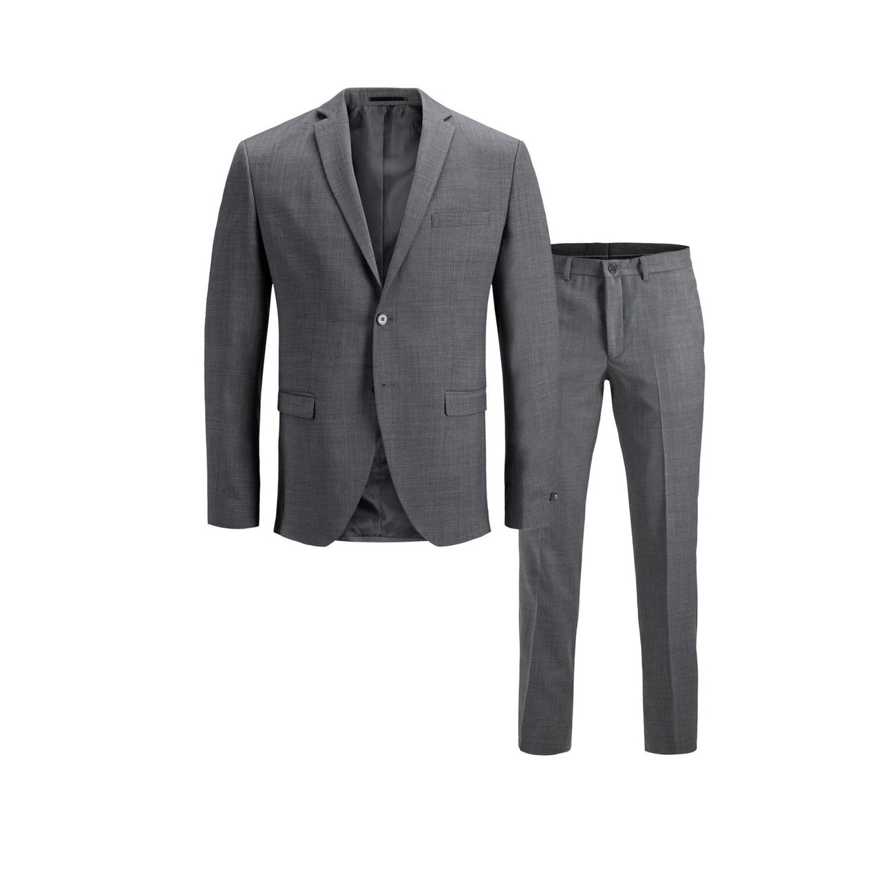 12181339Dark Grey Melange Traje jack jones jprfranco suit noos - Medina Menswear®