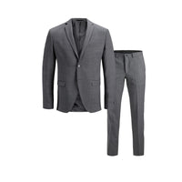 Thumbnail for 12181339Dark Grey Melange Traje jack jones jprfranco suit noos - Medina Menswear®