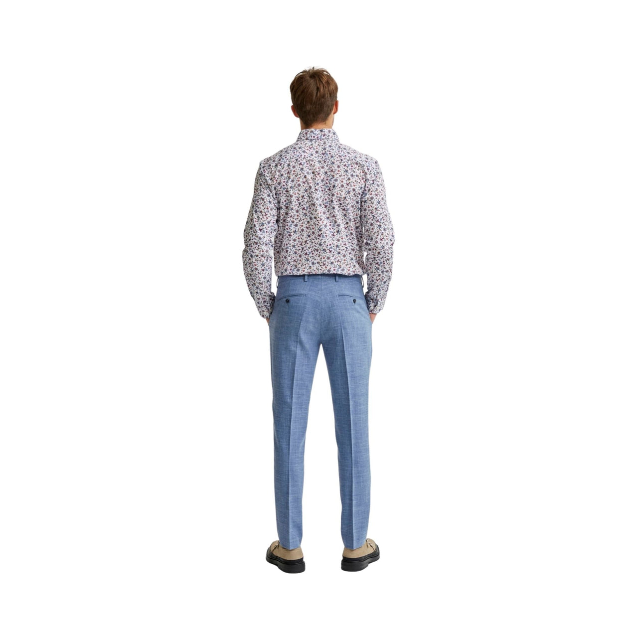16078225Light Blue Pantalon selected slhslim-oasis light blue trs b noos - Medina Menswear®