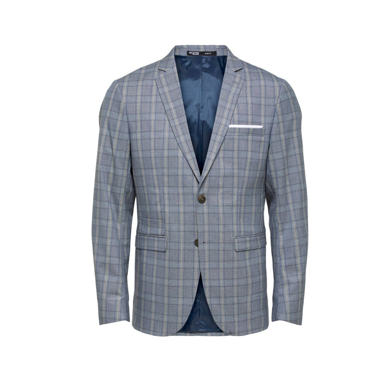 Americanas Selected Hombre Slhslim-Timelogan Blu Snd Chk Blz B Noos