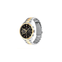 Thumbnail for 1791944 Reloj tommy matthew ac multifunc 44mm bisel ip esf neg & braz bicolor ip