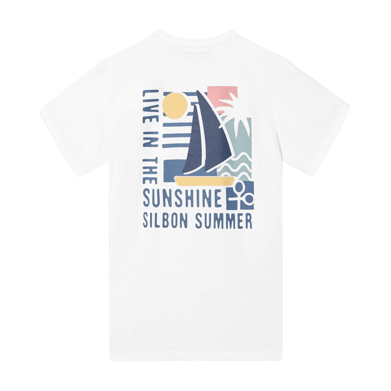 Camisetas Silbon Hombre Sunshine Blanca