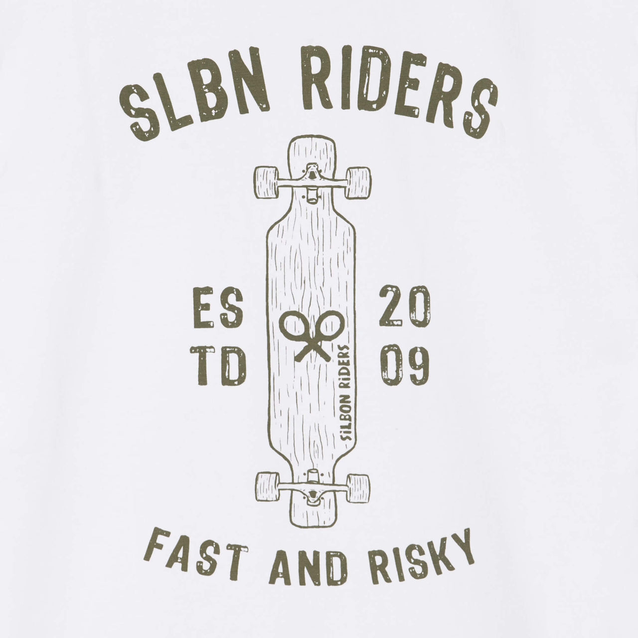 Camisetas Silbon Hombre  Riders Blanca
