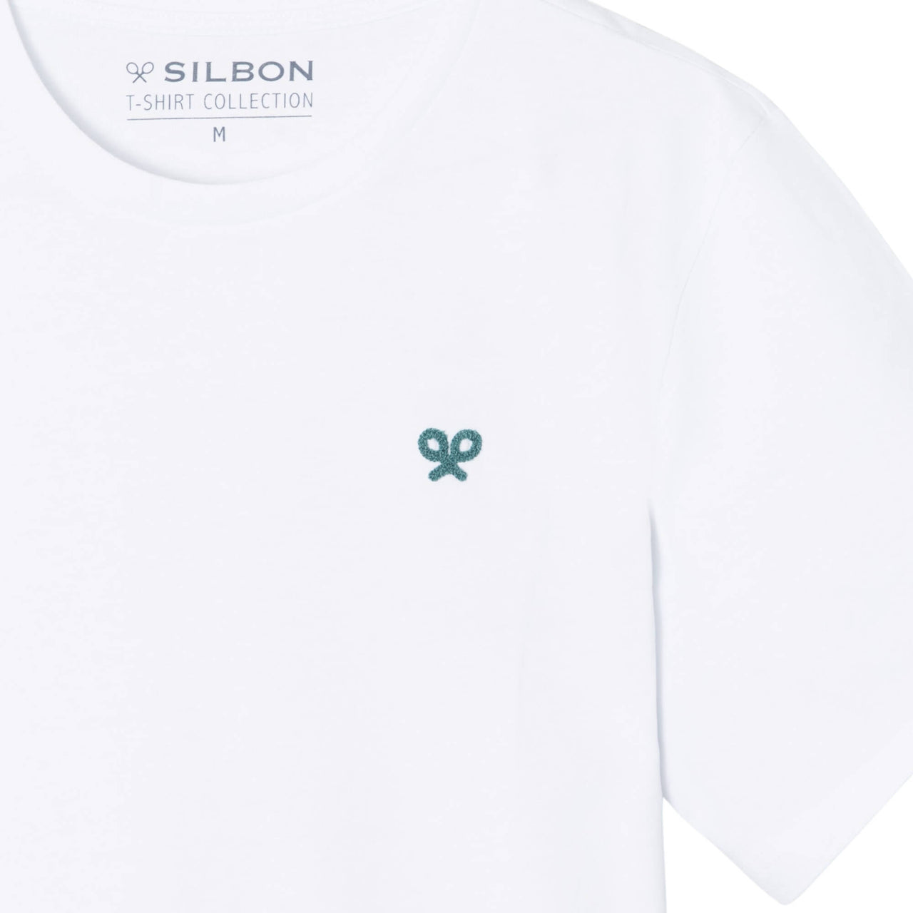 Camisetas Silbon Hombre Logo Etnico Blanca