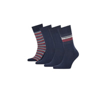 Thumbnail for 701210548001039 Calcetines tommy th men sock 4p tin giftbox stripe navy - Medina Menswear®