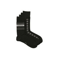 Thumbnail for 701210548002039 Calcetines tommy th men sock 4p tin giftbox stripe black - Medina Menswear®