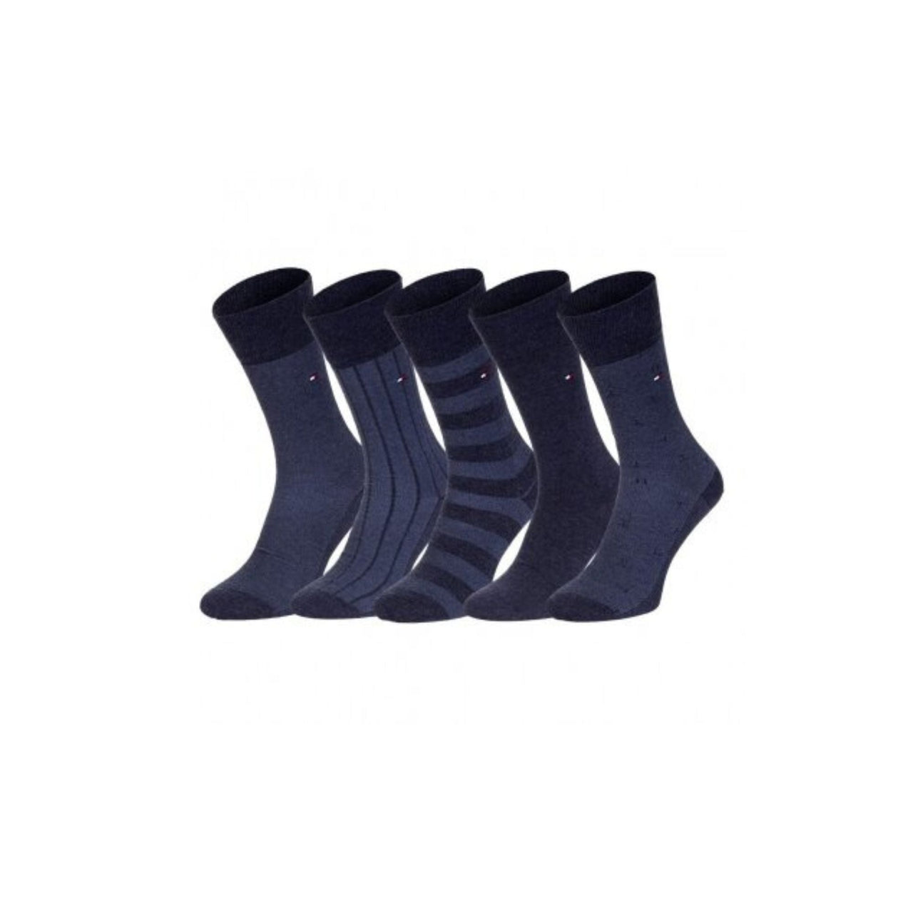 701210549001039 Calcetines tommy th men sock 5p giftbox birdeye navy - Medina Menswear®