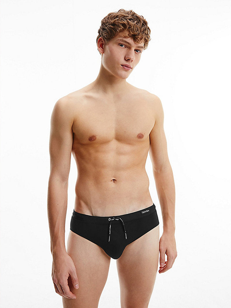 Bañador Calvin Klein Hombre Slip Core Sólidos · Rojo