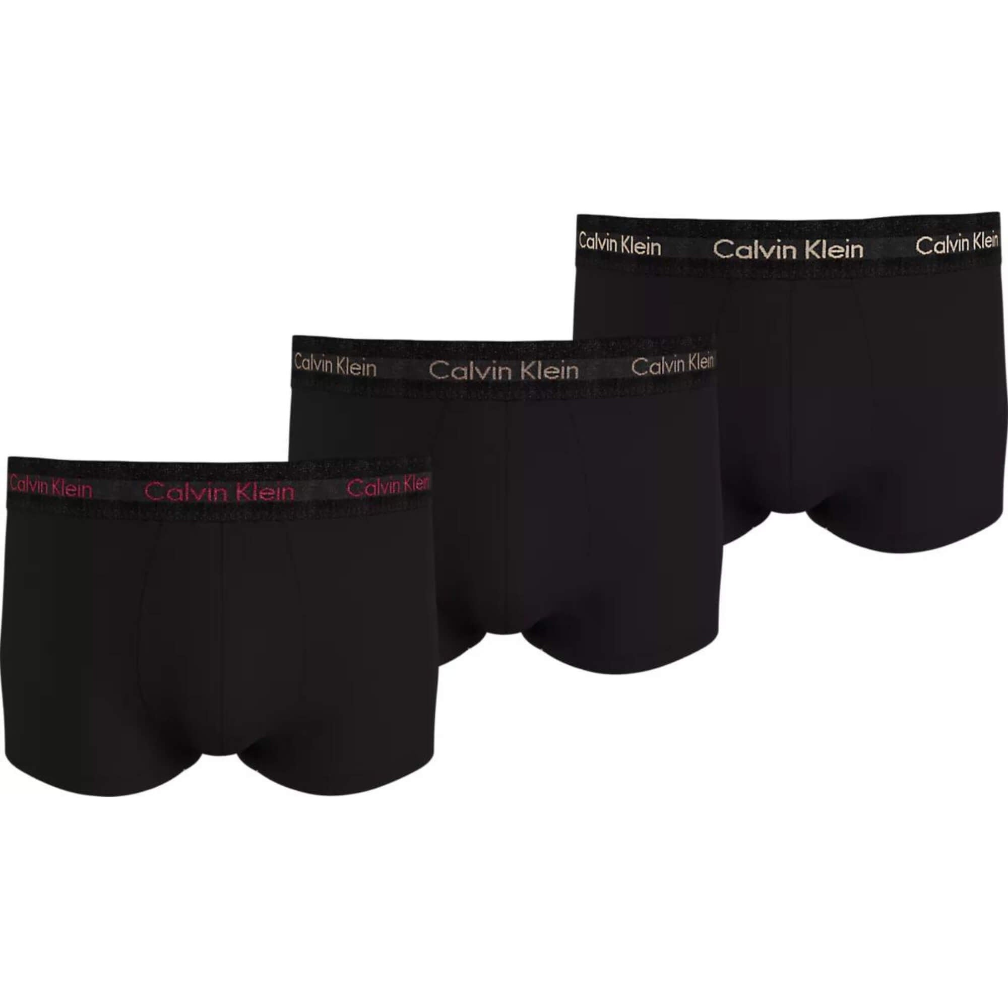 Calzoncillos Calvin Klein Hombre Low Rise Trunk 3Pk · Negro Gris v4 · imagen 1