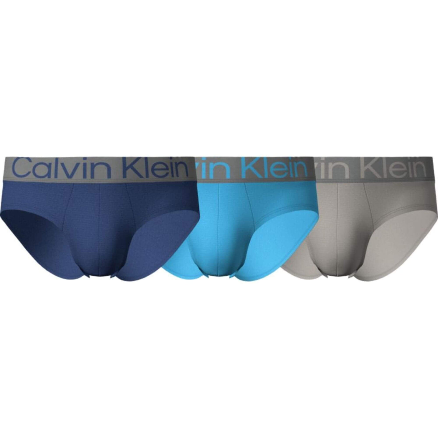Calzoncillos Calvin Klein Hombre Hip Brief 3Pk · Azul marino Gris · imagen 1