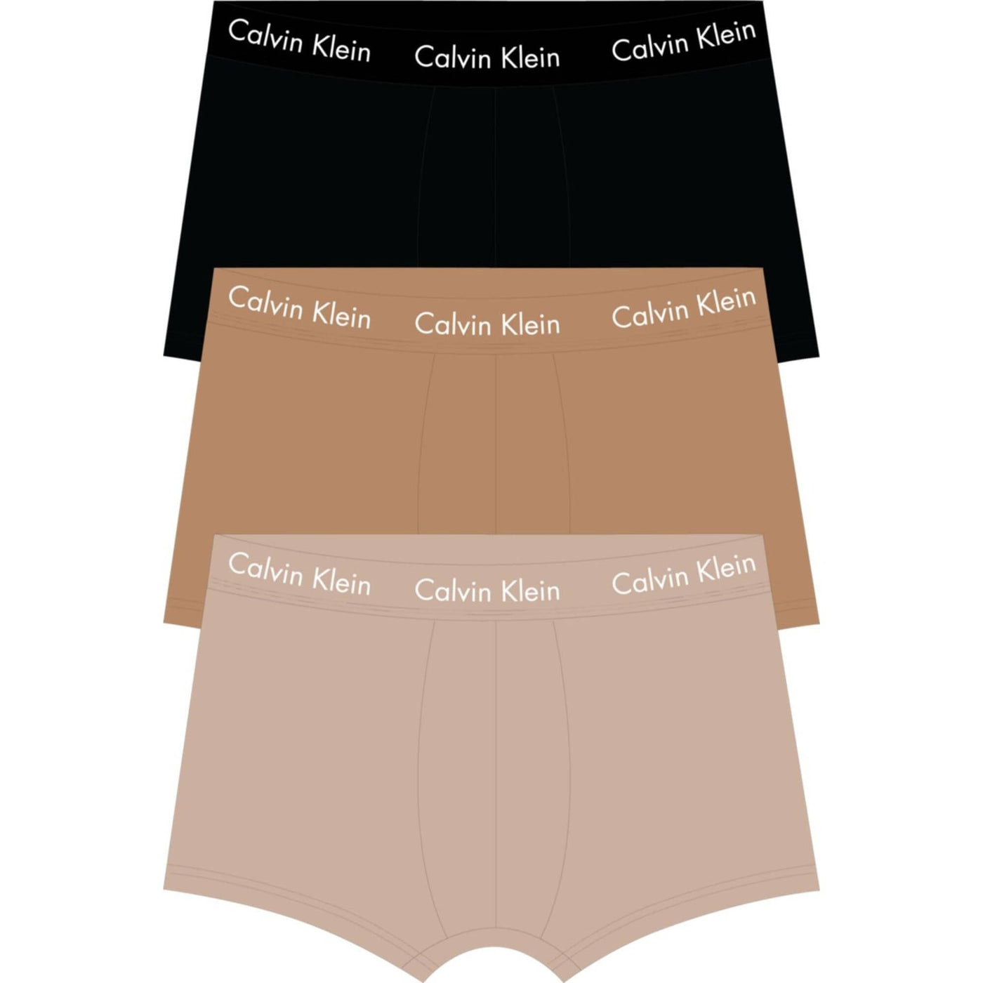 Calzoncillos Calvin Klein Hombre Low Rise Trunk 3Pk · Negro ref. calzonci · imagen 1