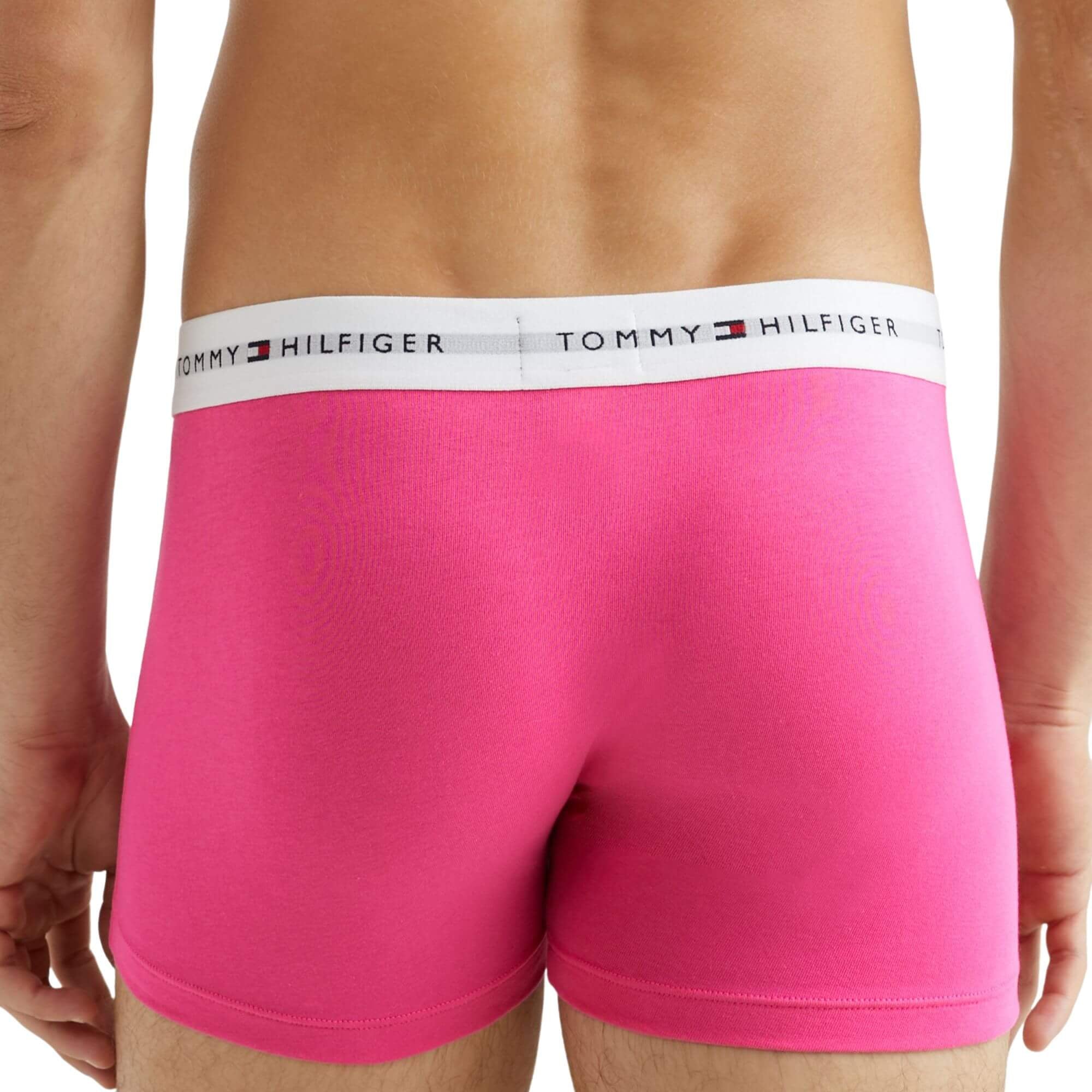 Calzoncillos Tommy Hilfiger Hombre 3P Trunk · Blanco Rojo · imagen 3