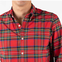 Thumbnail for Camisas El Ganso Hombre Camisa Cuadros Tartan Rojo Perfil Amarillo - Medina Menswear®