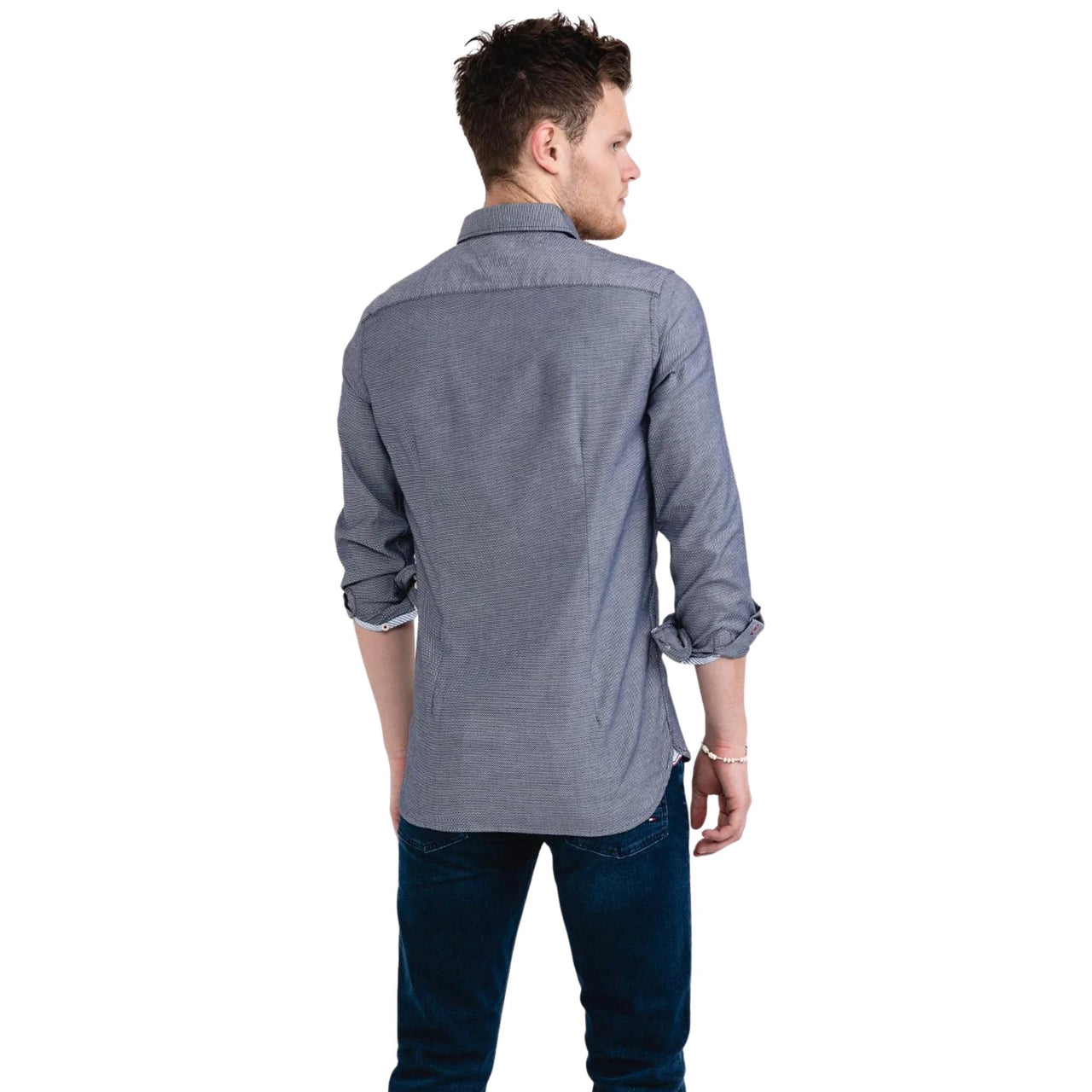 Camisas Tommy Hilfiger Hombre Flex Natural Soft Dobby Sf Shirt - Medina Menswear®