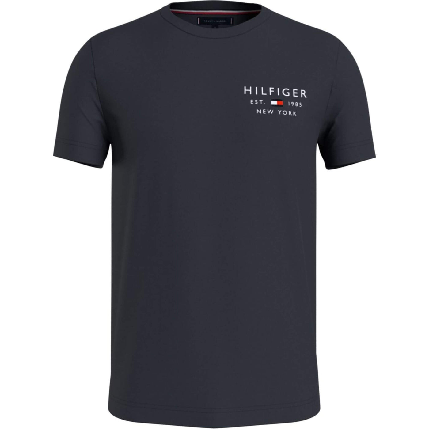 Camisetas Tommy Hilfiger Hombre Brand Love Small Logo Tee · Negro Rojo · imagen 3