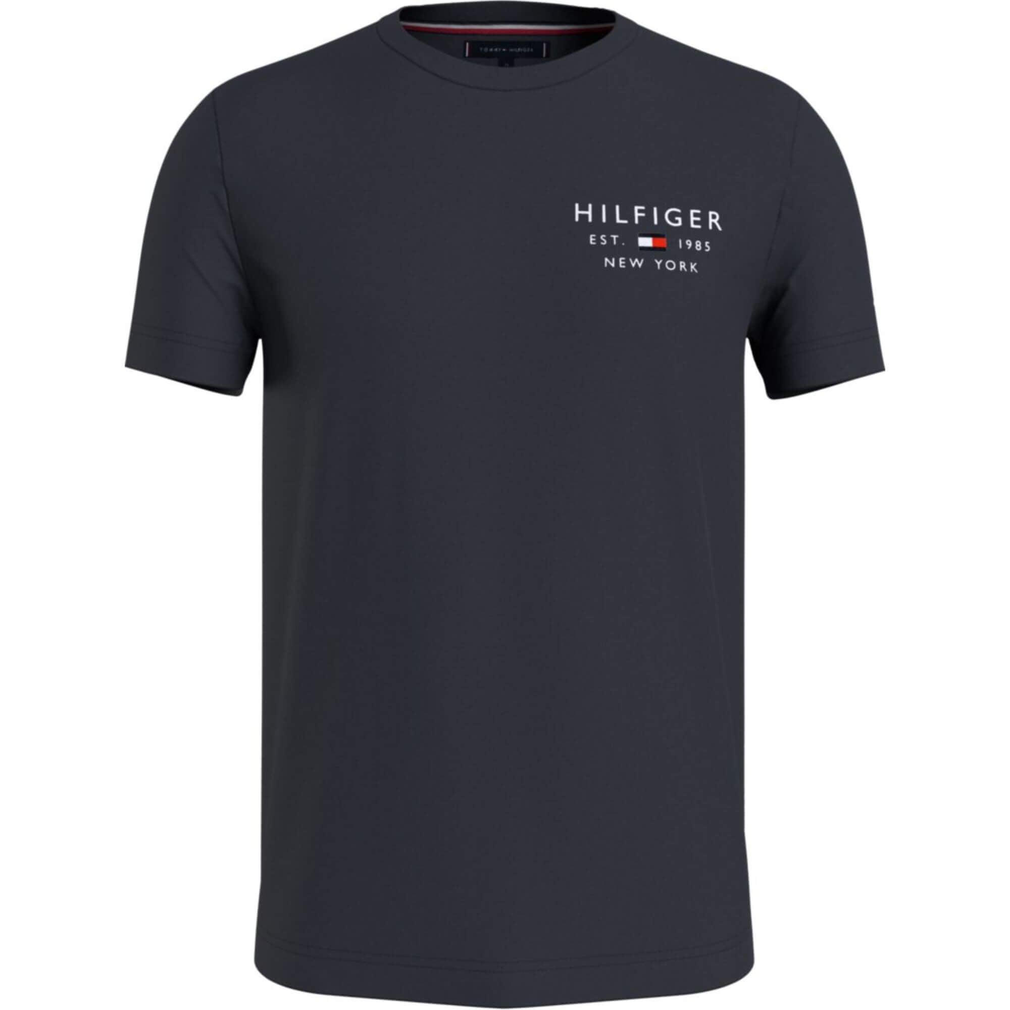 Camisetas Tommy Hilfiger Hombre Brand Love Small Logo Tee · Negro Rojo · imagen 3
