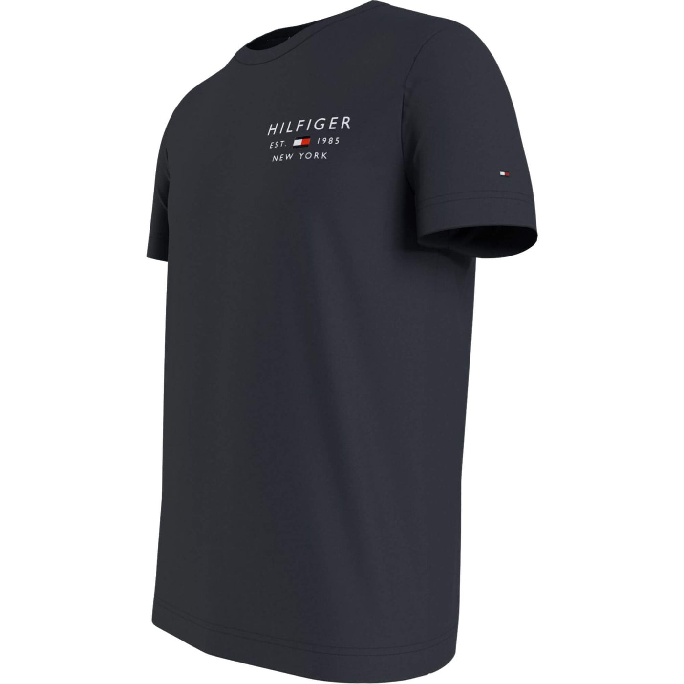 Camisetas Tommy Hilfiger Hombre Brand Love Small Logo Tee · Negro Rojo · imagen 4