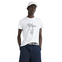 Thumbnail for Camisetas Tommy Hilfiger Hombre Faded Script Print Tee - Medina Menswear®