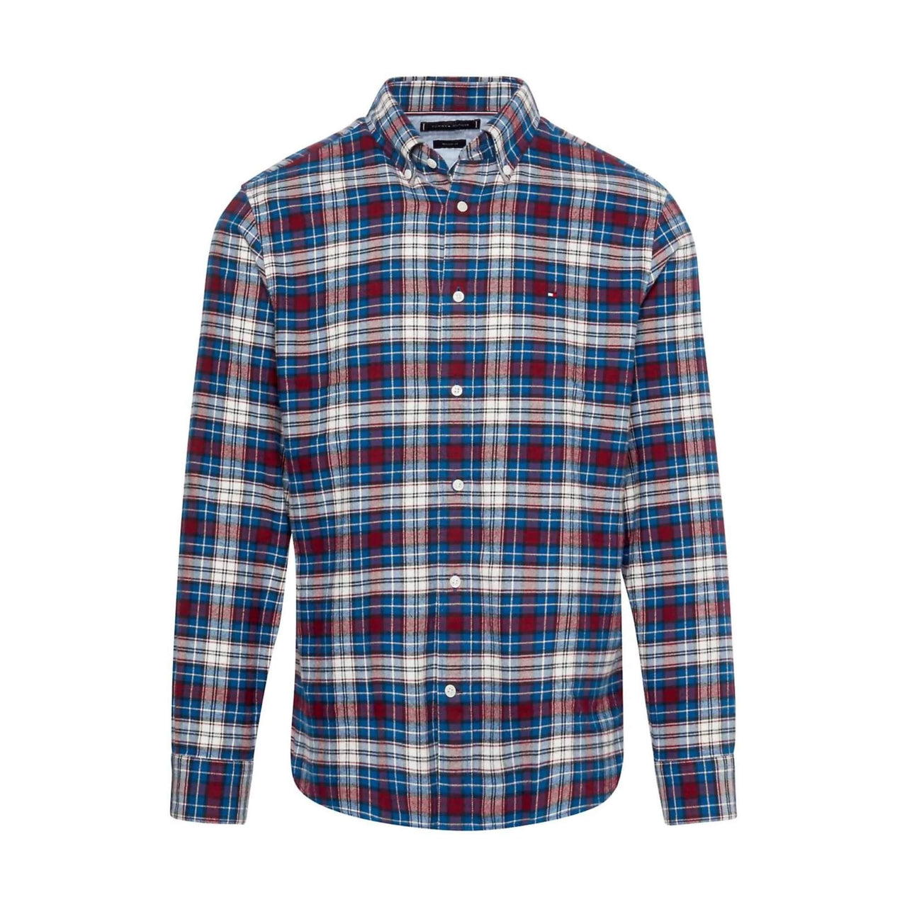 Camisas Tommy Hilfiger Hombre Brushed Tommy Tartan Small Shirt