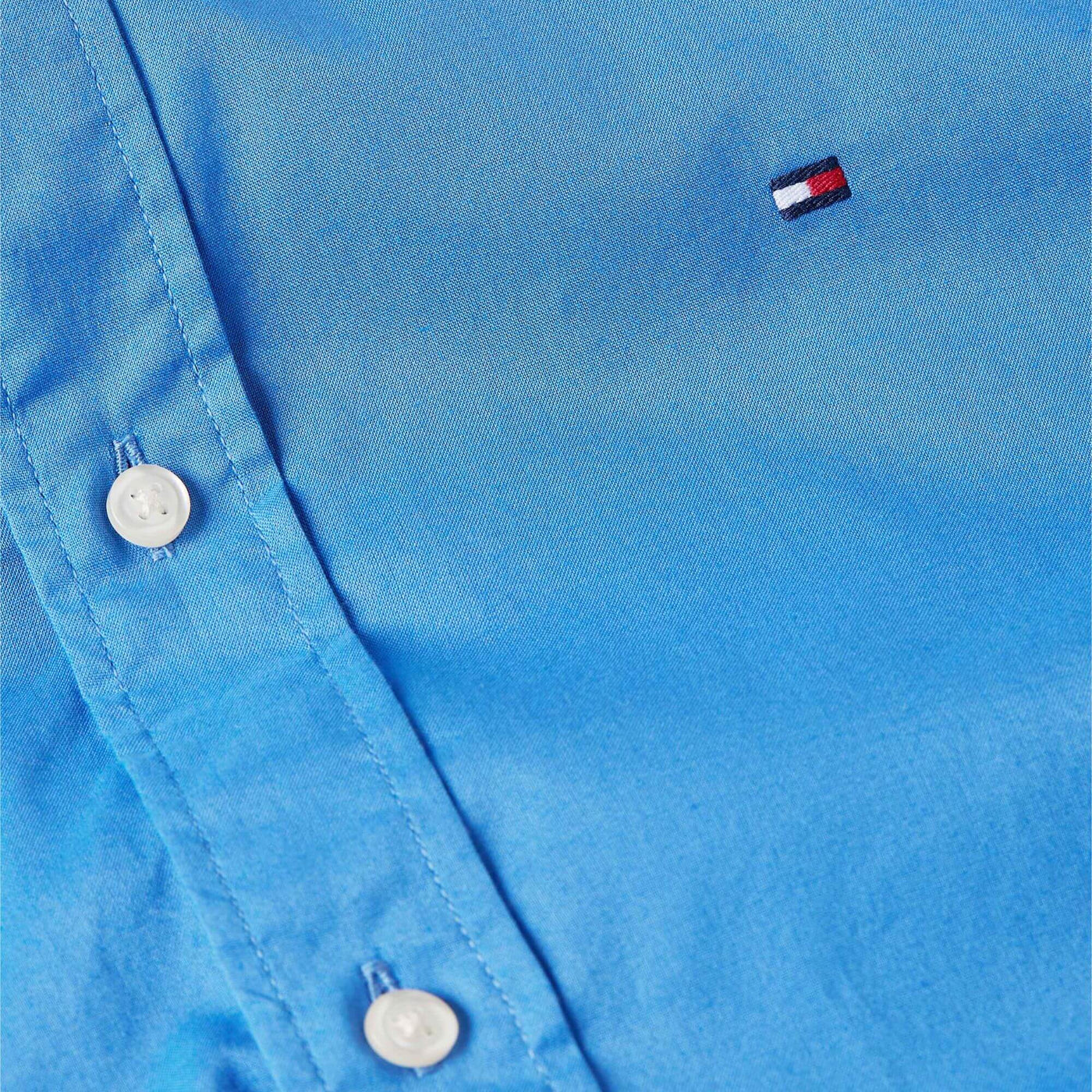 Camisas Tommy Hilfiger Hombre Flex Poplin Rf Shirt S/S · Azul marino Azul · imagen 4